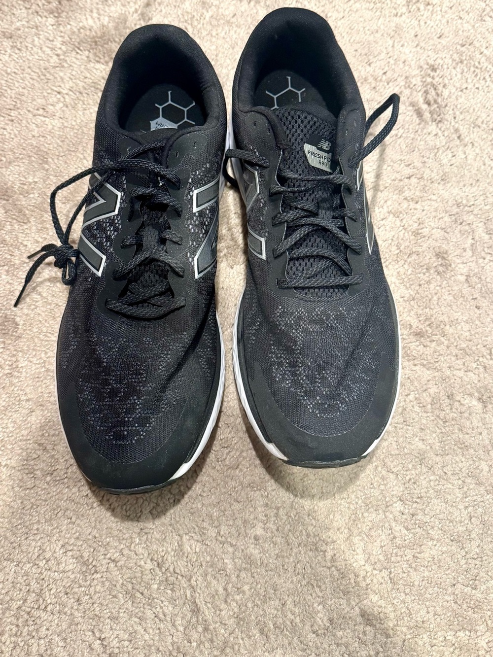 New Balance Black Men’s Athletic Running Shoes
